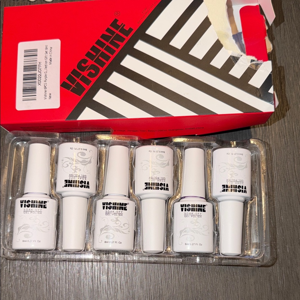 White Gel Nail Polish Set